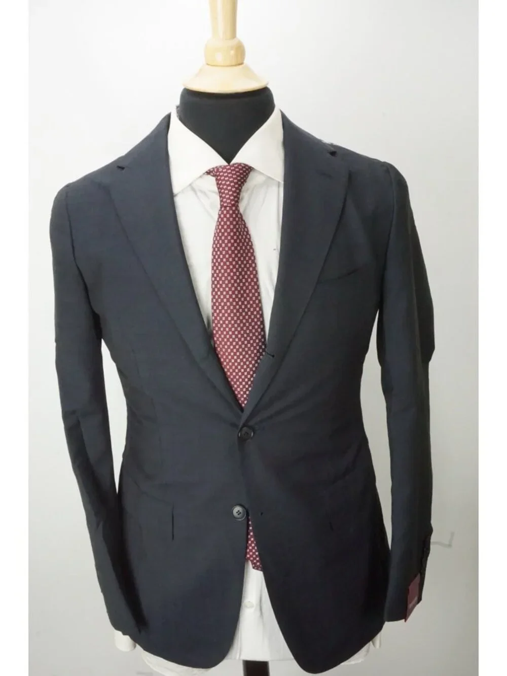 Sartoria Partenopea Blue 160s Wool 2 Pc Suit Jacket Pant 46EU 36 US NEW